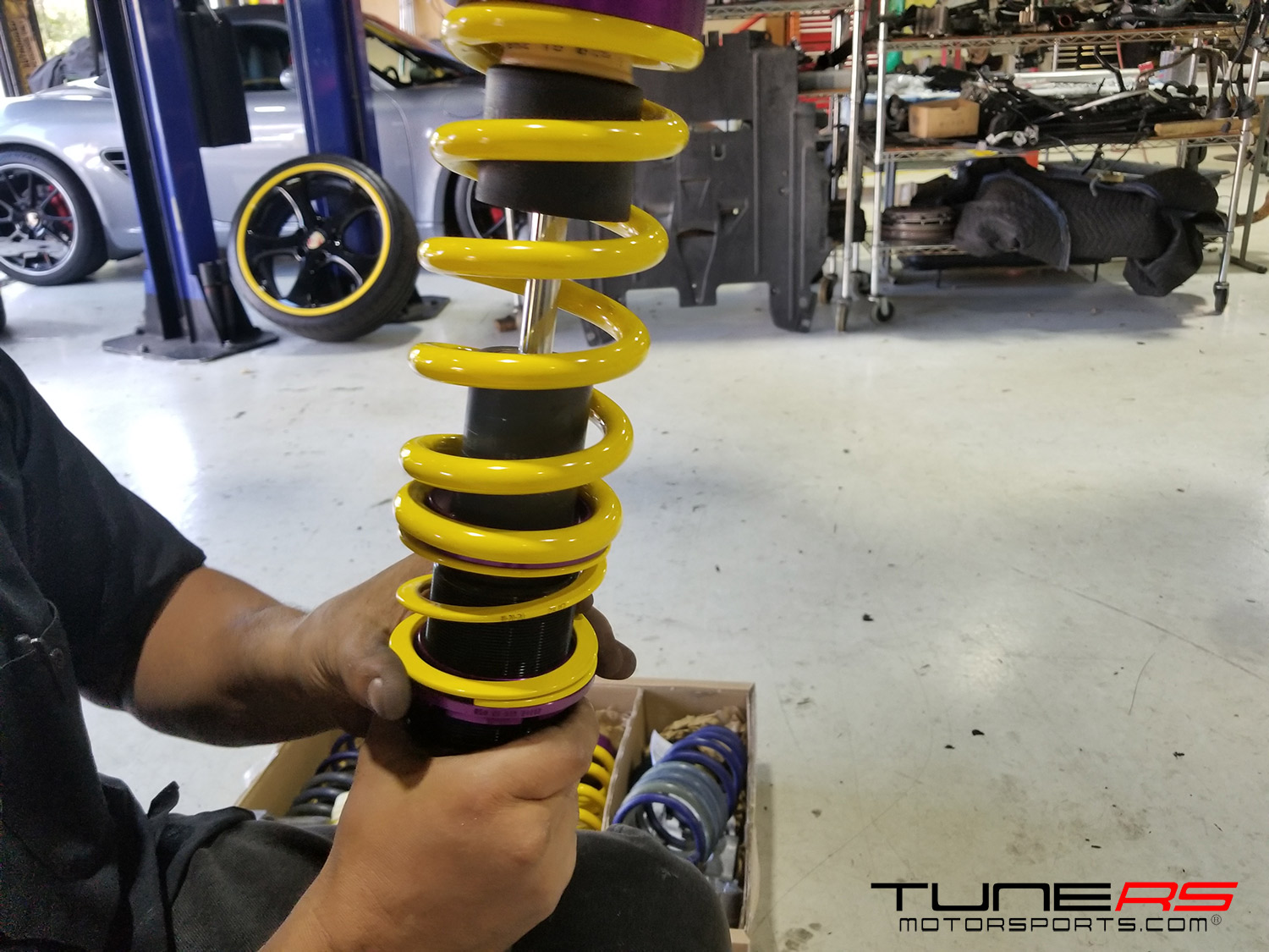 Porsche 991 Turbo S KW H.A.S Conversion & Powerflex LCA Bushing Install